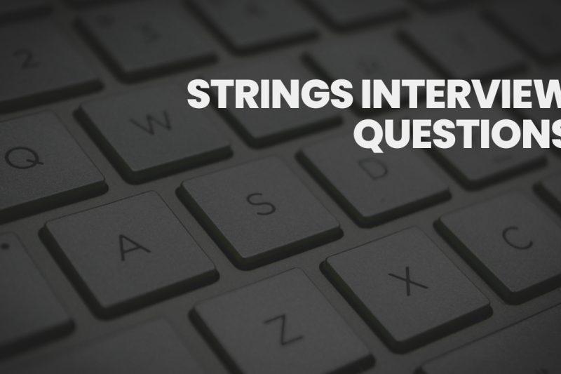 Strings Interview Questions In Java